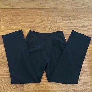 Black straight leg pants